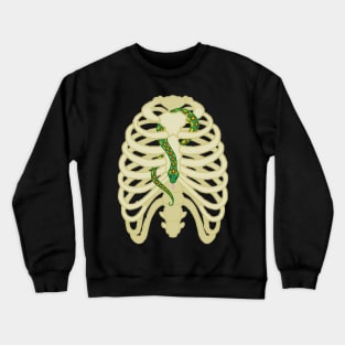 Snake in a Rib Cage Crewneck Sweatshirt